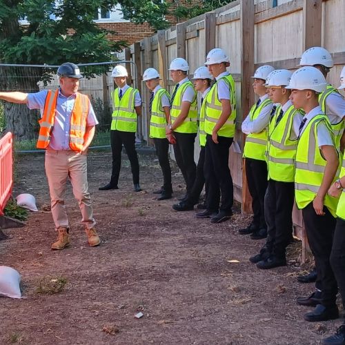 Construction Students Gain Real-World Experience on New Build